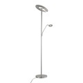 XXXLutz Led-stehleuchte , 40317 , Nickelfarben , Metall , 180 cm , 003151092801