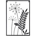 Ambia Home Wanddeko 40/60 cm , Summer Breathe , Schwarz , Metall , 40x60 cm , lackiert , 0031690751
