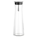 Novel Karaffe 1,1 l , 107 038 002 , Glas , klar , Ausgiesser, Deckel , 003280018701