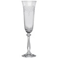 Novel Sektglas , 107/013/007 , Klar , Glas , 190 ml , Pantografieverzierung , 0032800269