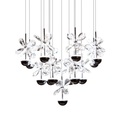 LED-Hängeleuchte Pianopoli rund 50 cm