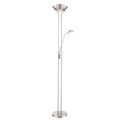 GLOBO Deckenfluter LEONAS DFL nickel matt, 1xLED, GLOBO 59020