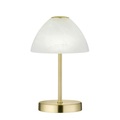 BOXXX, Boxxx Led-tischleuchte , Touch , weiss, Messingfarben , Metall, Glas , 24 cm , matt , 004024000701