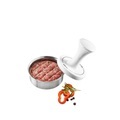 Gefu Hamburgerpresse , 15400 , weiss , Metall, Keramik , Rillenstruktur , 0054300144