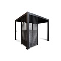 Ambia Garden, Ambia Garden Pavillon-seitenteil , Mirador Louver Panel 4.0 - 1Pc , Anthrazit , Metall , 10x238.2 cm , pulverbeschichtet,pulverbeschichtet , 005536002101