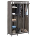 Carryhome Stoffschrank 110/178/46 cm , Jack , Grau , Textil , 110x178x46 cm , galvanisiert,matt,Vliesstoff , 007584000201