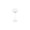 LED-Tischlampe Elliot, IP44, Akku, Touchdim, weiß