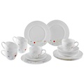 Novel, Novel Kaffeeservice 18-teilig , Wildflower - 18 Pcs Coffee Set , Multicolor , Keramik , Blume , 250 ml,250 ml , glänzend , hitzebeständig, verschiedene Motive/Dekore/Designs erhältlich , 0071360121