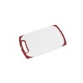 Homeware - Schneidebrett TALI - Kunststoff - weiss/rot - 20/33/0.9 cm