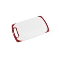 Homeware - Schneidebrett TALI - Kunststoff - weiss/rot - 24/40/0.9 cm