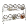 Homeware Aufbewahrungsdose 0,18 l , 6506ds10 , Edelstahlfarben , Metall , 0,18 l , 10x23x34 cm , sandgestrahlt , lebensmittelecht , 0084680024