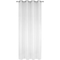 Boxxx Ösenvorhang transparent , Uni Voile , weiss , Textil , 140x245 cm , Voile , 008681013301