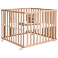 My Baby Lou, My Baby Lou Laufgitter 100/100/70 cm , Romeo , Buchefarben , Holz , Buche , 100x70x100 cm , lackiert,Echtholz , höhenverstellbar , 008813005302