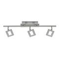 Novel Led-strahler , Real Ii , Chromfarben , Metall, Kunststoff , 8x19x60.5 cm , vernickelt,matt , 008983000203