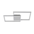 Boxxx Led-deckenleuchte , Paris -Top- , Nickelfarben , Kunststoff , Abstraktes , 24.5x5 cm , glänzend , 008983001601