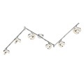 Novel Led-strahler , C50447-6l , Chromfarben , Metall, Kunststoff , 11x180 cm , verchromt, lackiert,matt, Hochglanz , 008227081905