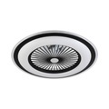 Mican Deckenventilator , Wind Smart , Metall, Kunststoff , 19 cm , matt, lackiert,glänzend,glänzend, lackiert, matt , Fernbedienung, Sommerbetrieb, Winterbetrieb, getrennt schaltbar, Farbtemperaturwechsler , 0082271149