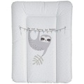 My Baby Lou Wickelauflage 52/72 cm , Lazy , Grau , Kunststoff , 52 cm , softmatt, Struktur , schadstoffgeprüft, abwischbar , 009034001510