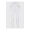 BOSS Equestrian Reithose Hannah Kniebesatz Damen - White - Farbe: White, Grösse Bekleidung Damen: XXS