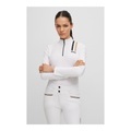 Hugo Boss Turniershirt Eva Signature Damen - White -