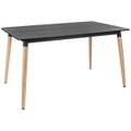 VEGA Outdoortisch Gimani rechteckig; 130x80x72 cm (LxBxH); Platte anthrazit, Gestell braun; rechteckig