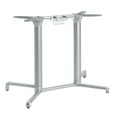 Garten Tischgestell Scudo Double abklappbar silber