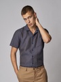 Leinen-Hemd Carpasus Maloja Kurzarm olive