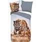 undefined, Good Morning Renforcé Wendebettwäsche Tiger