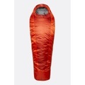 Rab Solar Eco 1 Schlafsack Long rot Left Zipper 2022 Schlafsäcke