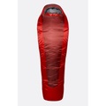 Rab Solar Eco 3 Schlafsack Regular rot Left Zipper 2022 Schlafsäcke