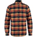 Fjällräven Singi Heavy Flannel Shirt - Outdoor Hemd - Herren Autumn Leaf / Dark Navy L