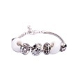 undefined, Accessory - Armband - Silber und Transparent - Silber und blau