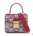 Mcm - Umhängetasche Vintage Monogram - Fuchsia und Weiss - Weiss und Fuchsia