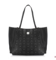 Mcm - Leder-Schultertasche - Schwarz