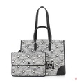 undefined, Mcm - Tragetasche Positively Conscious - Grau und Schwarz