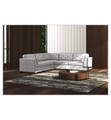 Florenzzi, Florenzzi - Ecksofa mit Linksseitiger Recamiere Frontini - Grau und Schwarz