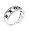 Atelier du Diamant - Ring Lady Blue - Silber