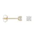 Ohrstecker Single Diamond - Gelbgold Diamanten 0.2 kt