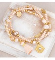 MENTHE A L'Ô - Armband MARGO - Beige