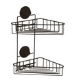 Compactor - Duschregal Bestlock Black - Schwarz