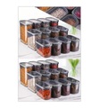 undefined, Home - 24-teiliges Gewürzglas-Set - Grau
