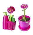 Vigar - Spülbecken-Organizer Flower - Fuchsia