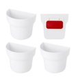 Vigar - 3er-Set Blumentöpfe - Weiss