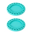 Vigar - 2er-Set Glasuntersetzer Maid - Türkis