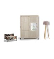 Home, Home - Pasific Fuga Kleiderschrank - 130 Mese Dolap - Beige