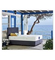undefined, Home - Matratze 200 x 200 cm Blue - Weiß