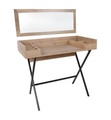undefined, Home - Schminktisch - Braun und Schwarz