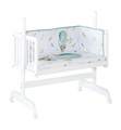 Naf Naf - Ensemble Beistellwiege & Garnitur Explorer Rabbit - Weiss und Blau
