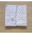 Naf Naf - 2er-Set Decken - 120 x 120 cm - Multicolor