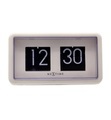 NeXtime - Tischuhr Small Flip 18 x 10 x 7cm, Weiss